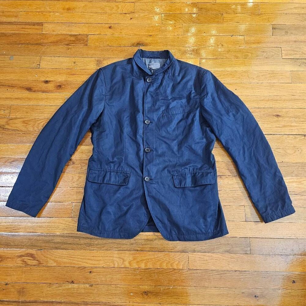 Vince Men's Navy Blazer Full Zip Jacket Size 42